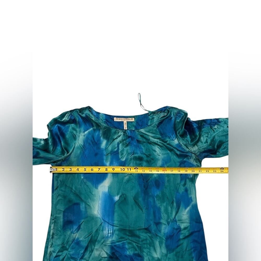 Rebecca Moses 100% Silk Dress Size L - Picture 7 of 7